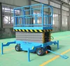platform with soft for fragile goods woodworking scissor lift table