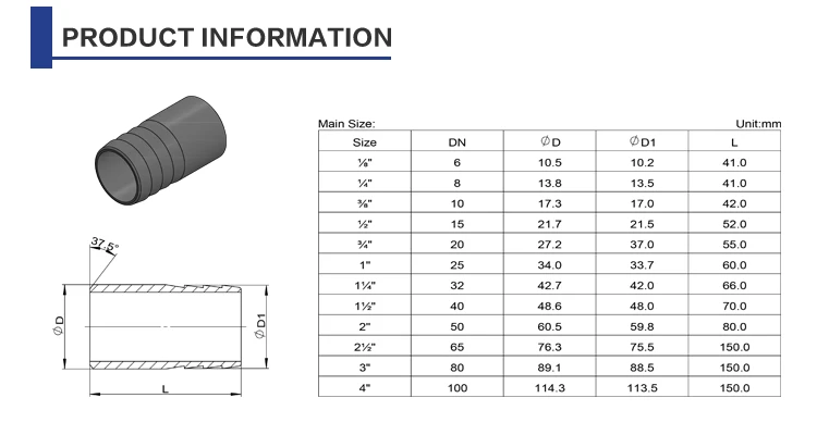 Jis B2302 Pipe Fitting Connector Stainless Steel Female Nipple Welding ...