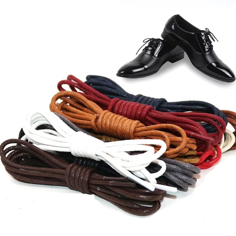 round cotton shoelaces