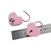 padlock High quality Mini Padlock Lock Gift Box, Pink Love Heart Lock For Wedding Gift