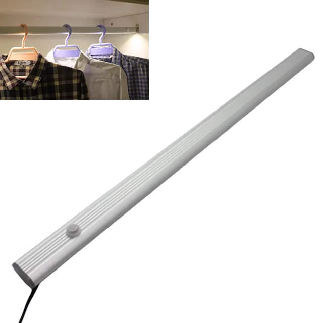 Amazon PIR Wireless Lamp Stick Bar Wardrobe Light Motion Sensor Closet Light LED Under Cabinet Light