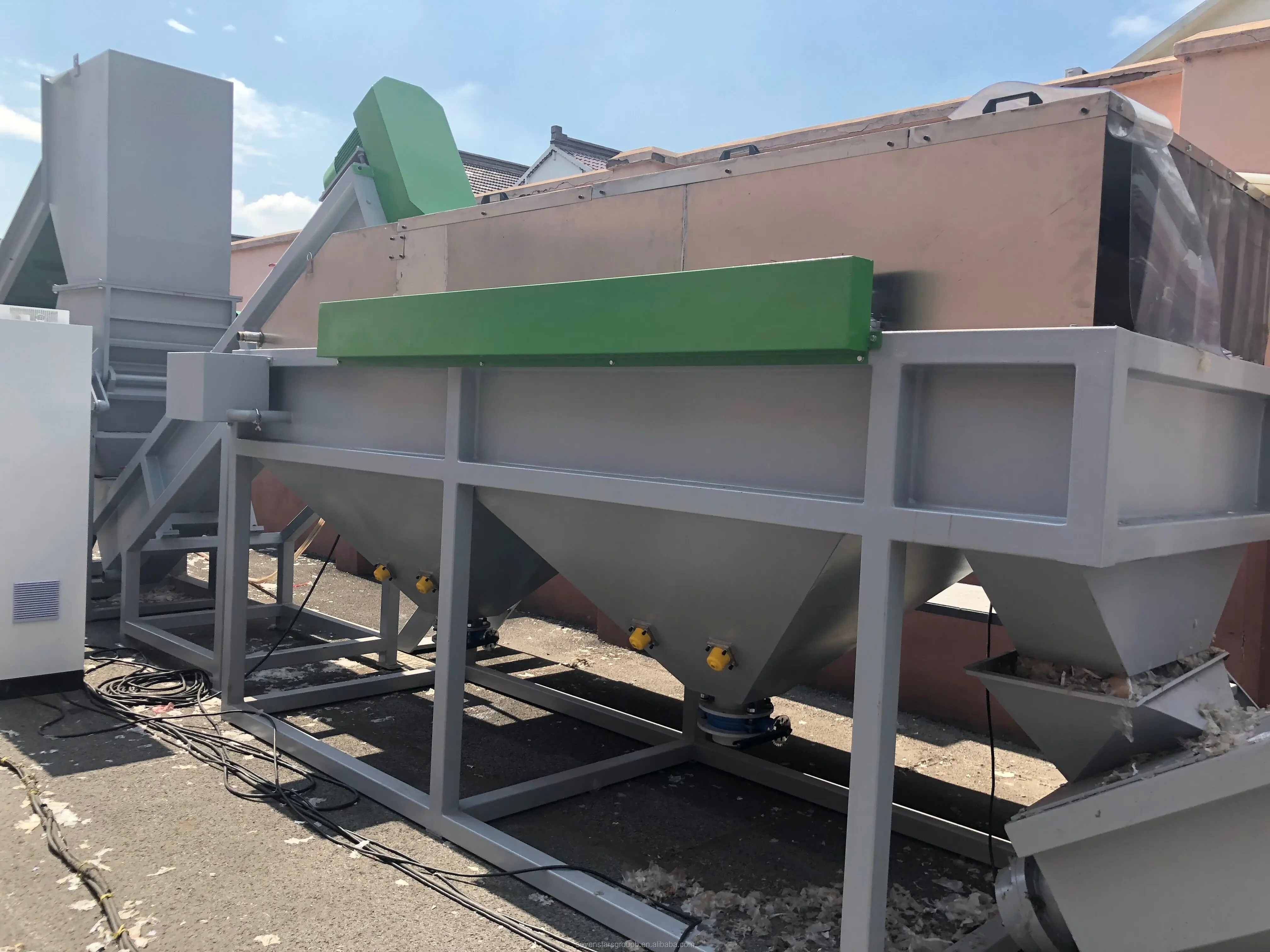 回收清洗线的塑料水槽浮动分离罐 - buy floating washer,plastic