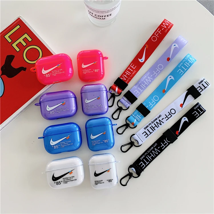 
Hot Selling Shock Proof Protective clear sneaker Cover for apple AirPods pro 2020 with keychain designers case For airpod 