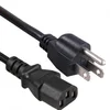 America standard 220v USA ac power cord free sample 3pin plug us 3 pin power cable for computer