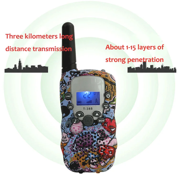 Long Distance Transimion Kids Outdoor Toys High Quality colorful Walkie Talkie