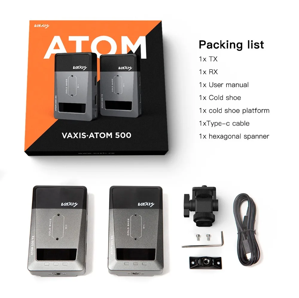 Vaxis Atom 500 1080p Transmission For Camera Ipad Image Wireless Video