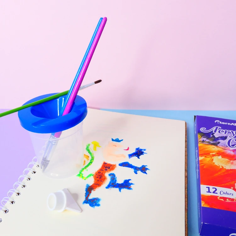 Paint Brushes Washing Barrel Paint Brush Cleaning Cups Portable Water