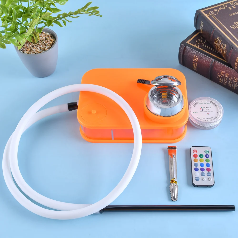 Wholesale Custom Hookah Shisha Box Colored Smoking Chicha Square