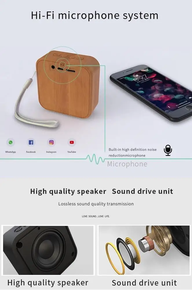 Amazon Trending Newest Low price bluetooth speaker outdoor Portable Wireless - ANKUX.COM