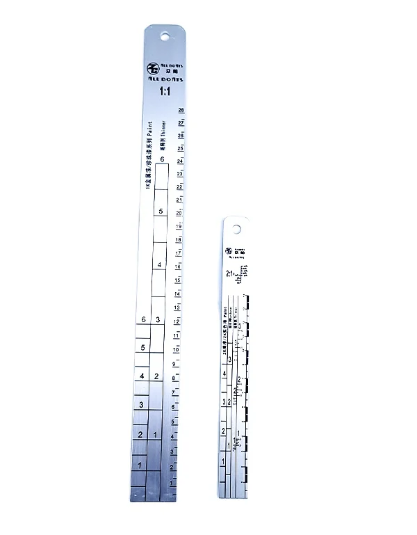 Stick Paint Ruler Measuring Paints Mixing Ruler Aluminum Paint Sticks Rulers| Alibaba.com