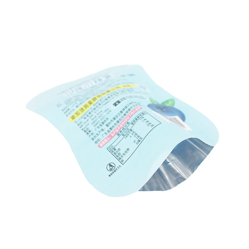 Un-regular shape Aluminum mini cute cotton candy cookies plastic packaging bag