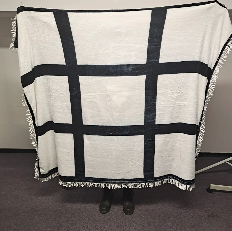 Us Warehouse Custom Blank Sublimation Blanket Diy Sofa Camping Throw 