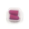 Light pink Bullet Pu foam earplugs with CE and ANSI