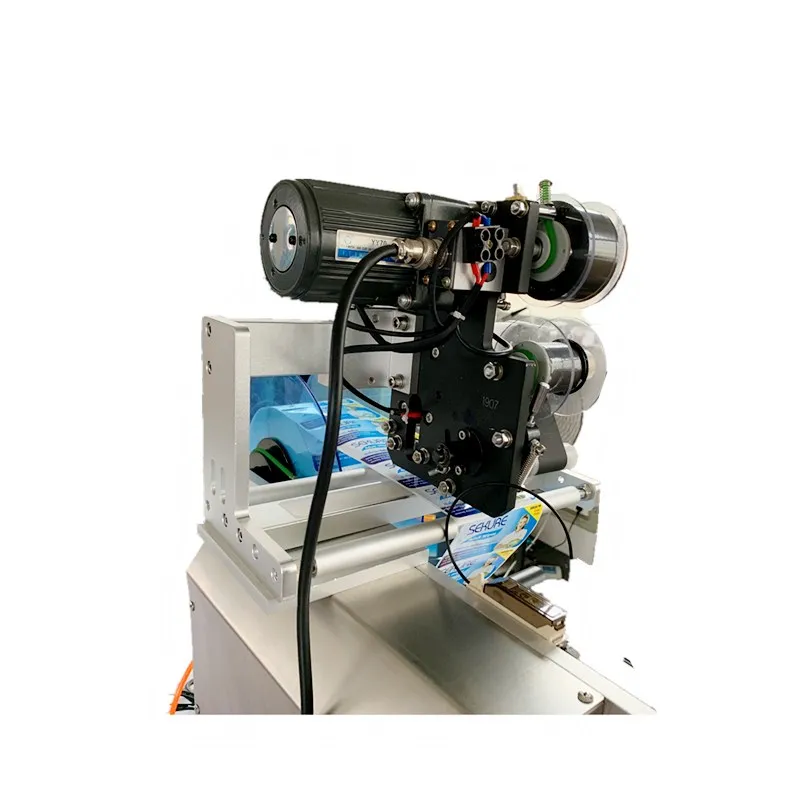 High Efficiency Flat Surface Labeling Machine with Date Coder 40-60pcs/min Speed and ±1mm Accuracy