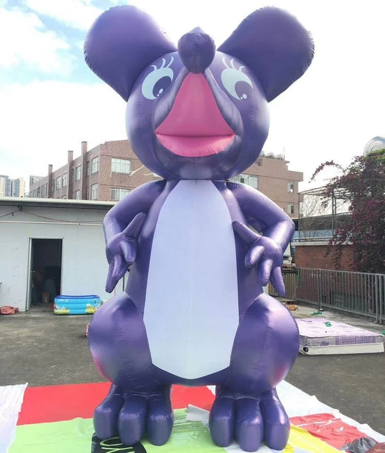 Cartoon Inflatable Mouse /giant Inflatable Rat For Street Decoration