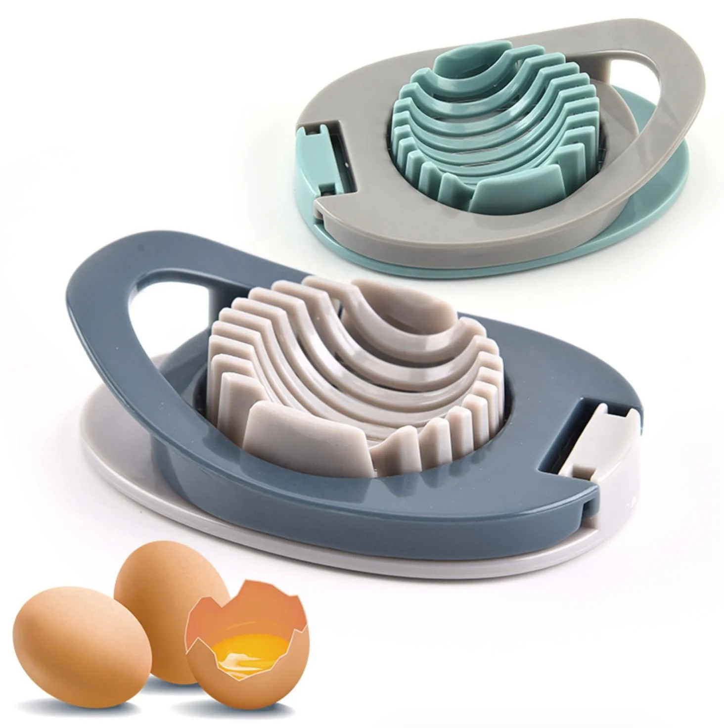 厨房小工具塑料鸡蛋切片机切蛋器