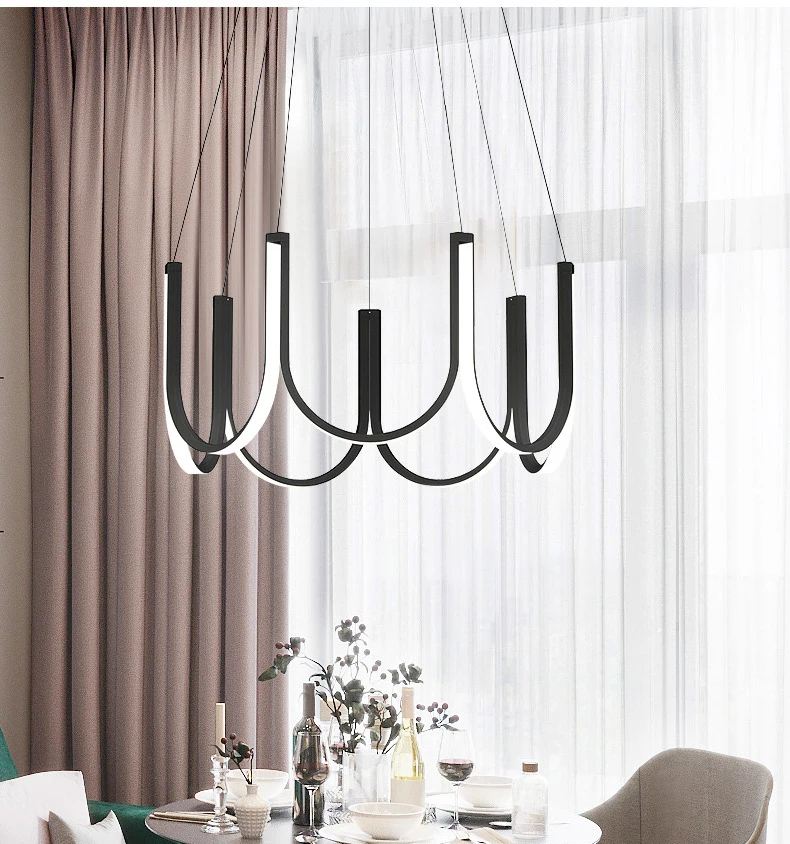 Modern minimalist living room lamp atmosphere high-end post-modern creative bedroom lamp dining room chandelier