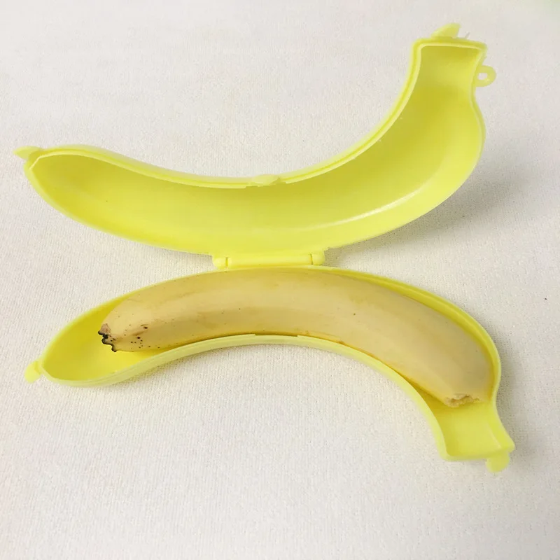 Portable Banana Case Different Colors Banana Holder Outdoor Travel Cute