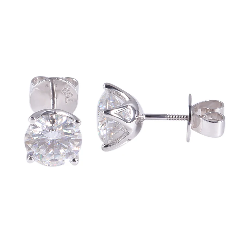 

Moissanite Diamond Engagement earring,1 Pair