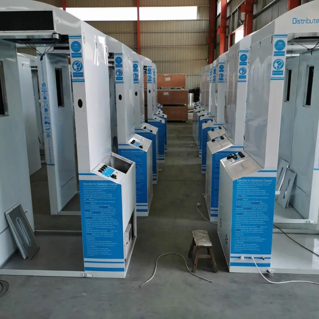 Disinfection fogging booth