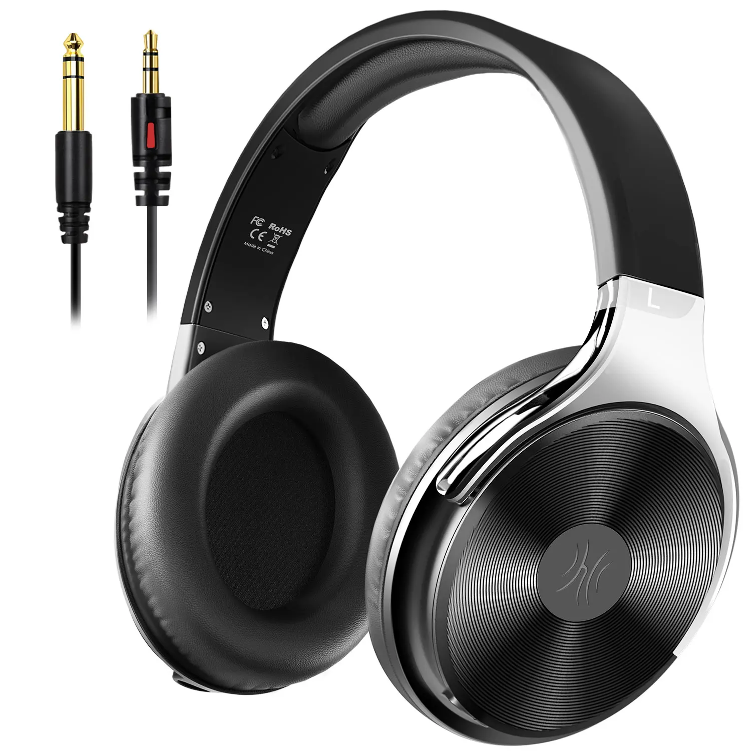 Hifi Over Ear Headphones With Noise Isolation Dual Jack Professional Studio  Monitor & Mixing Recording Headphones - Buy Dj Headphones Professional  Studio,Studio Headphones,Profesional Studio Mixing Headphones Product on  