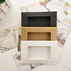 multi color paper gift package& display box with clear pvc window candy