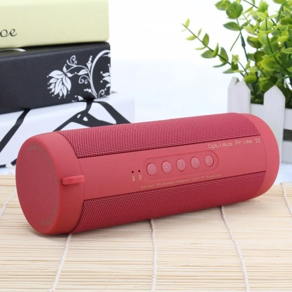 T2 Outdoor Waterproof BT Speaker Wireless BT Subwoofer Mini Portable Speakers - ANKUX.COM