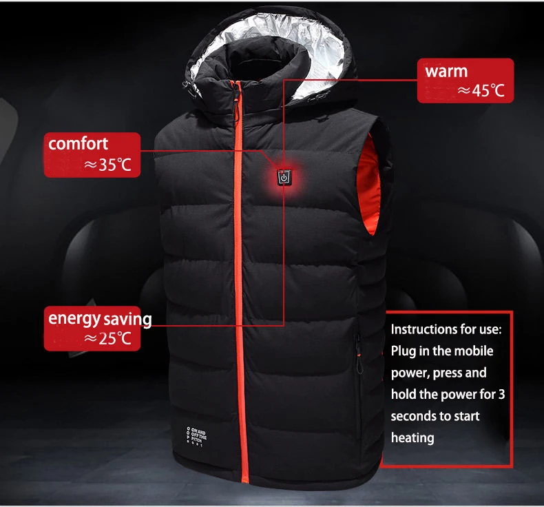 Factory Direct Sales Winter New Waterproof And Windproof Rechargeable ...