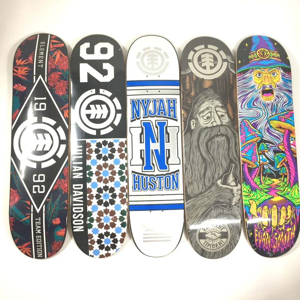 
Skateboard Deck Element 7-layer Canadian Maple Professional Double-warped Skateboard High-end dyeding Maple Skateboard Part 