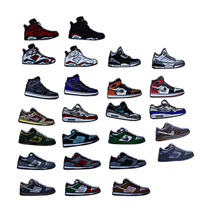 

Sneaker enamel pin,10 Pieces, Custom color