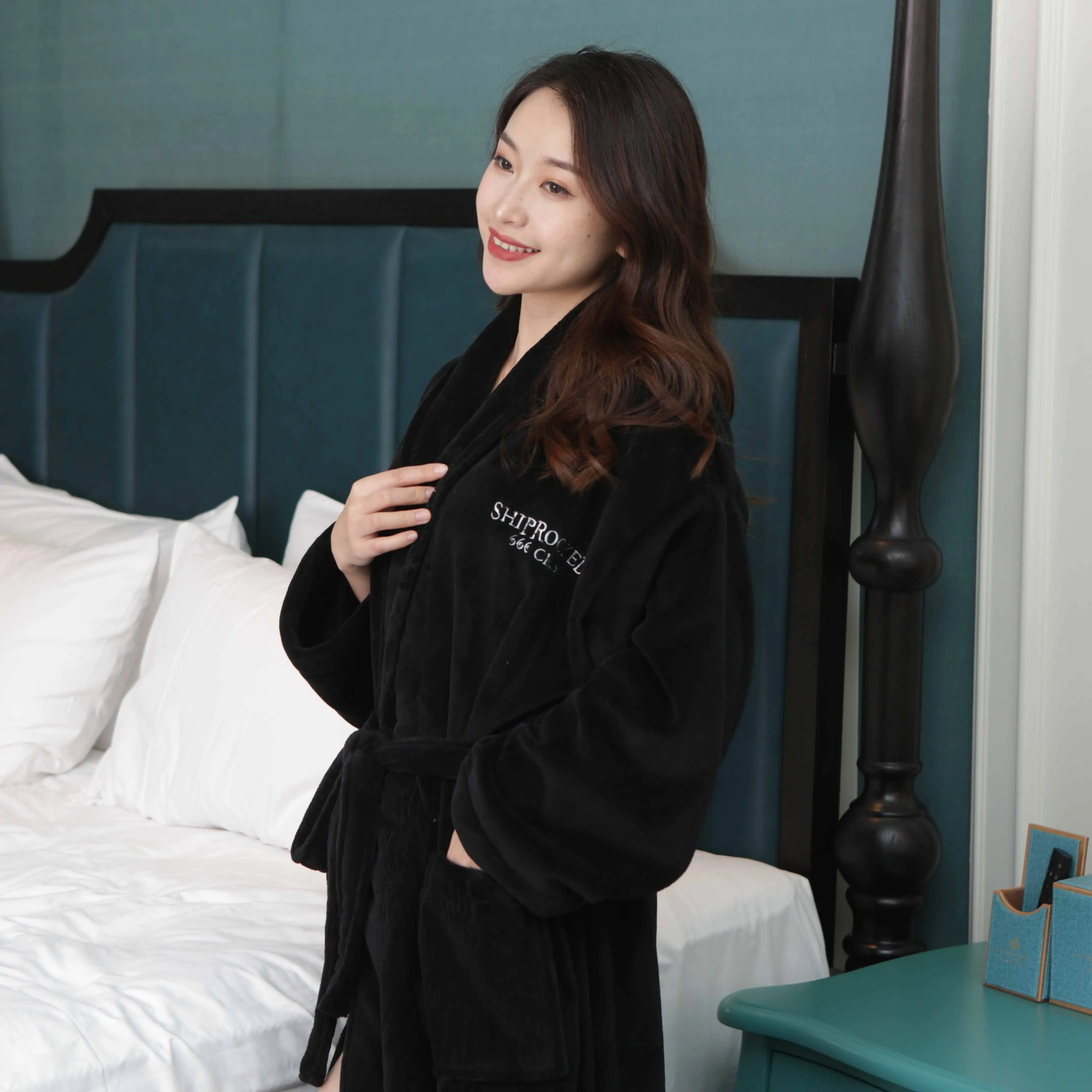 Modern Luxury Premium Dressing Gown For Unisexmen Women Spa Robe