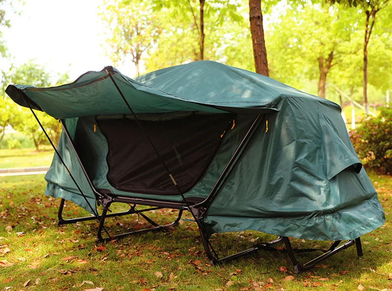 Enclosed 12 Person Camping Cot Waterproof Wanderer Hi Res Small