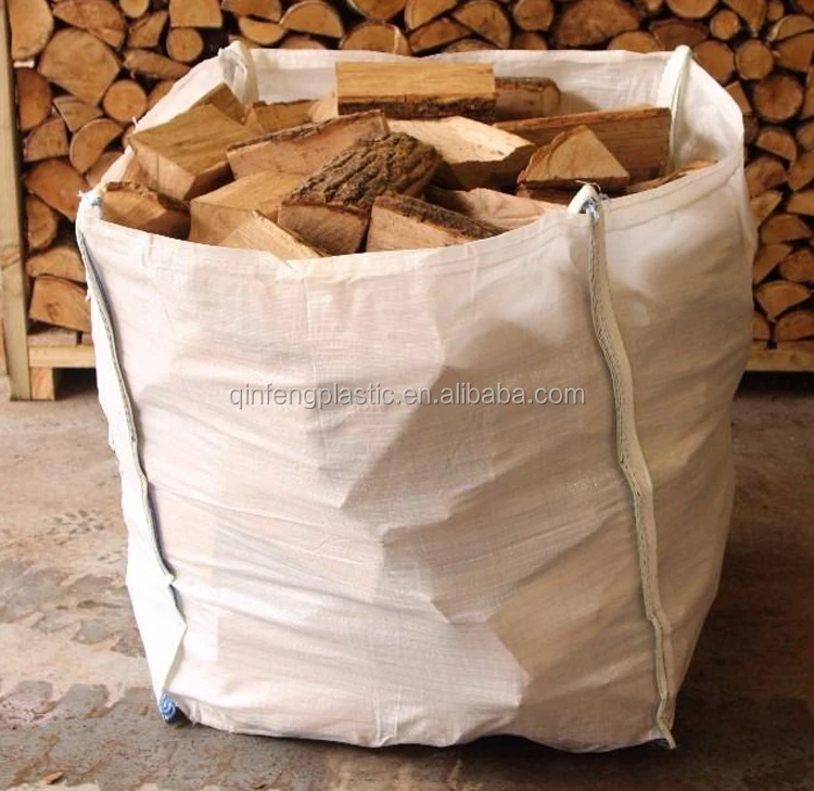 Low Cost Breathable Fibc Big Bag Firewood Bag Mesh 1500 Plastic