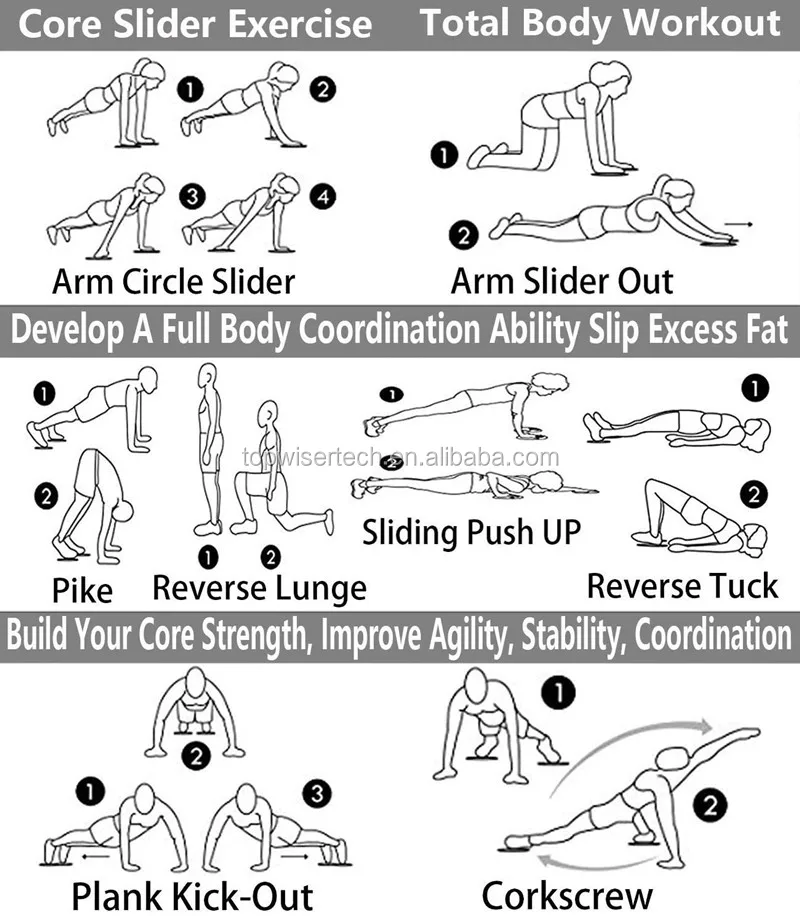 disc sliders workout