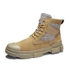 Manufacturers wholesale autumn and winter models Martin boots men's high calf tide boots retro tooling desert men's boots