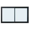 aluminium small horizontal sliding window AS/NZS2047 AS/NZS2208 & AS/NZS1288