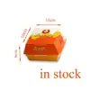 Stock 8cm 10cm 12cm square hamburger box