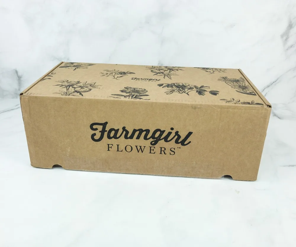 Custom Pink Printed Strong Corrugated Board Flower Shipping Box For