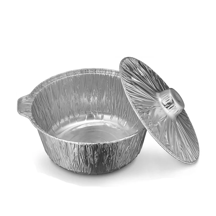 Hanamal Disposable Aluminum Pot with Cover Medium 3ct. Kosher by Hanamal