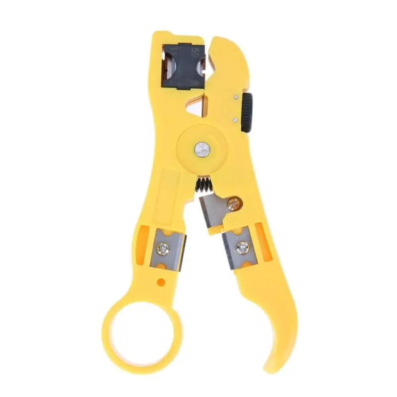 Cable Stripper Wire Cutter Universal Stripping tool MaterialPlastic Metal Yellow 