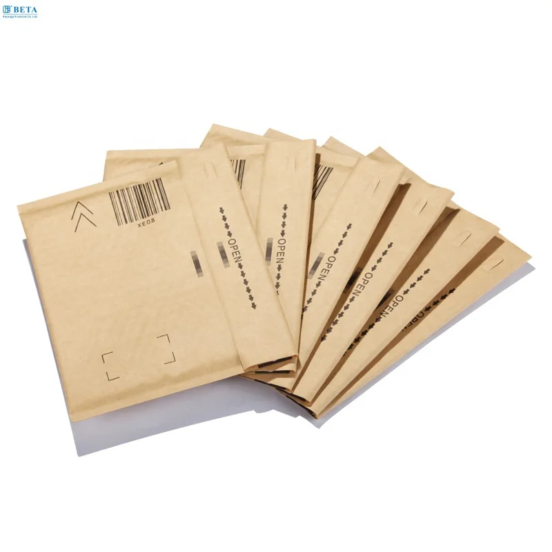 Brown Bubble Envelope Self Sealing Kraft Paper Envelope,Custom Kraft