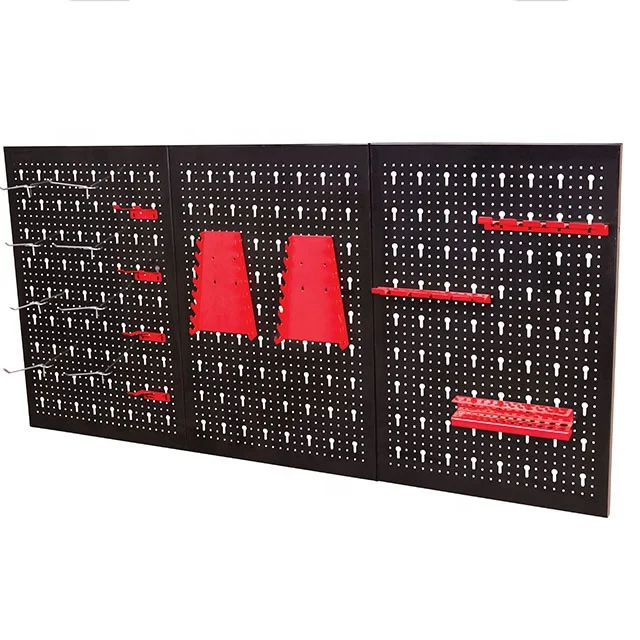 
Storage pegboard panel metal stand for tools display 