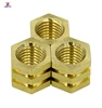 Hot melt hot pressure injection copper insert pressure copper insert m4.0-m6.0 knurled nut