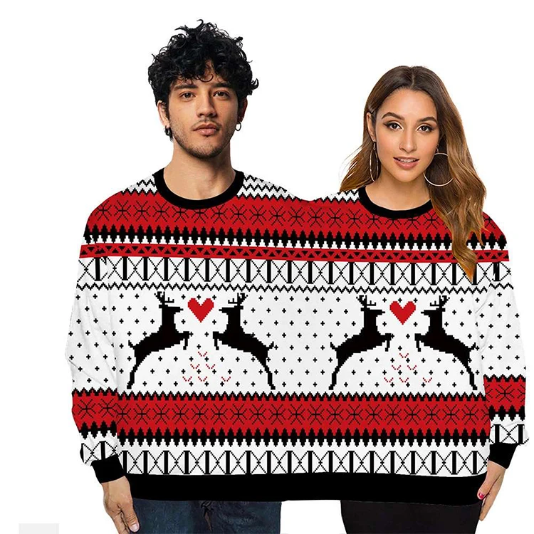 conjoined christmas jumper