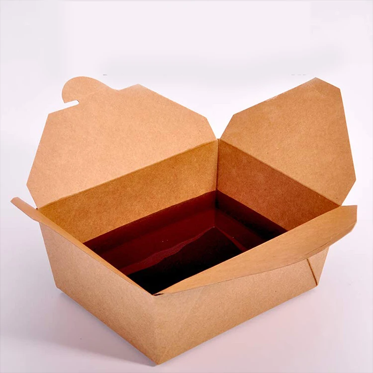 Wholesale Take Away Disposable 100 Food Grade White Cardboard Paper