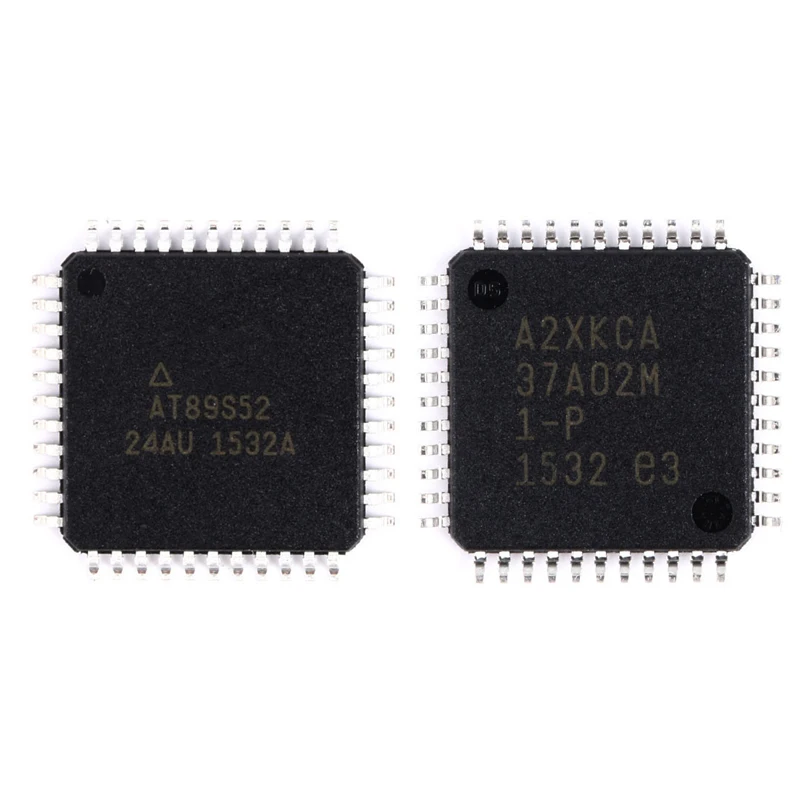 At89s52-24au 8-bit Flash Microcontroller 24mhz 8kb 8051 Smd Tqfp44 ...