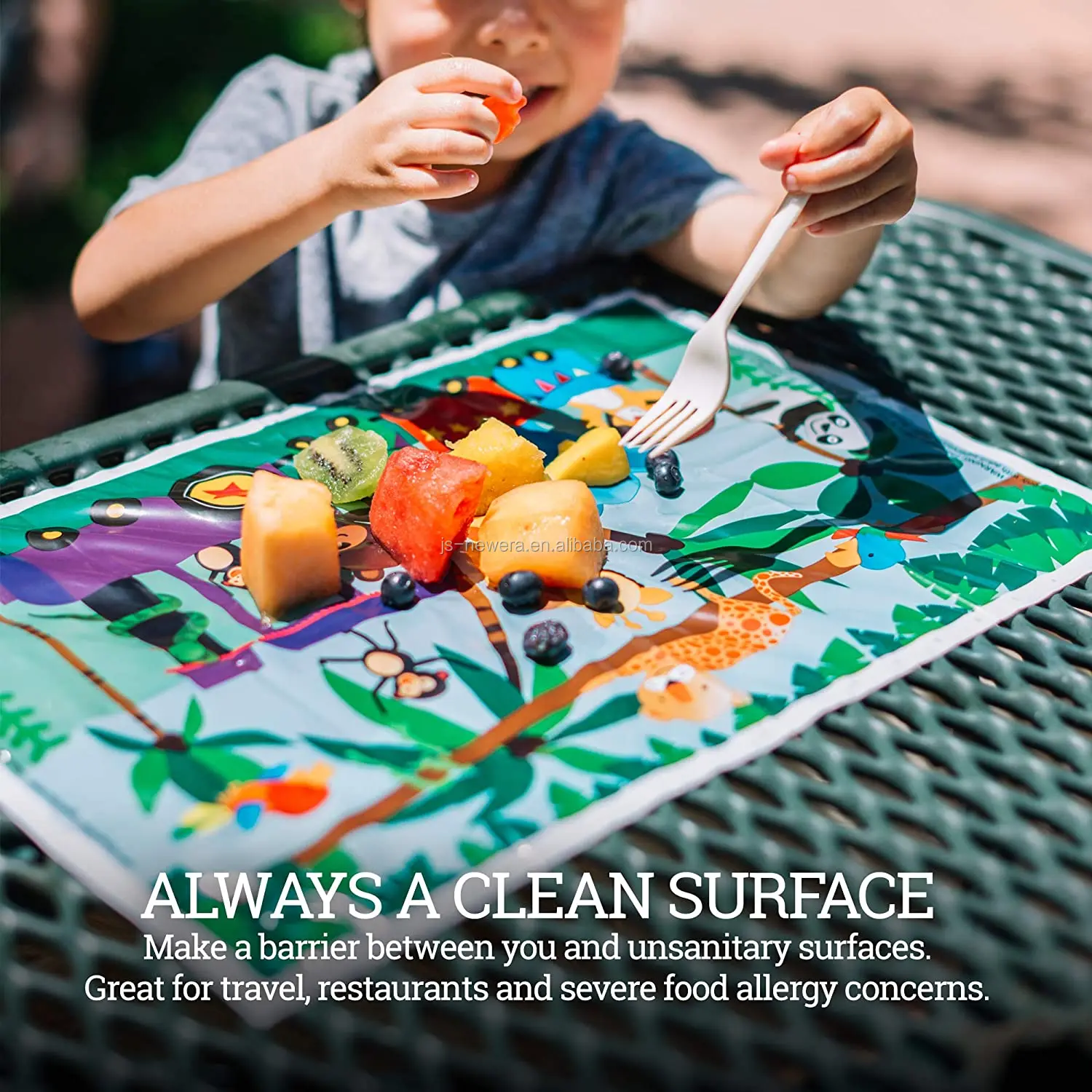 Custom Adhesive Super Sticky Disposable Placemat For Baby Or Toddler