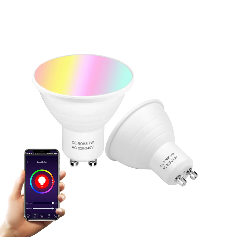 Alexa Voice Control RGB Wifi LED Light Bulb Smart Esp8266 Light Bulb
