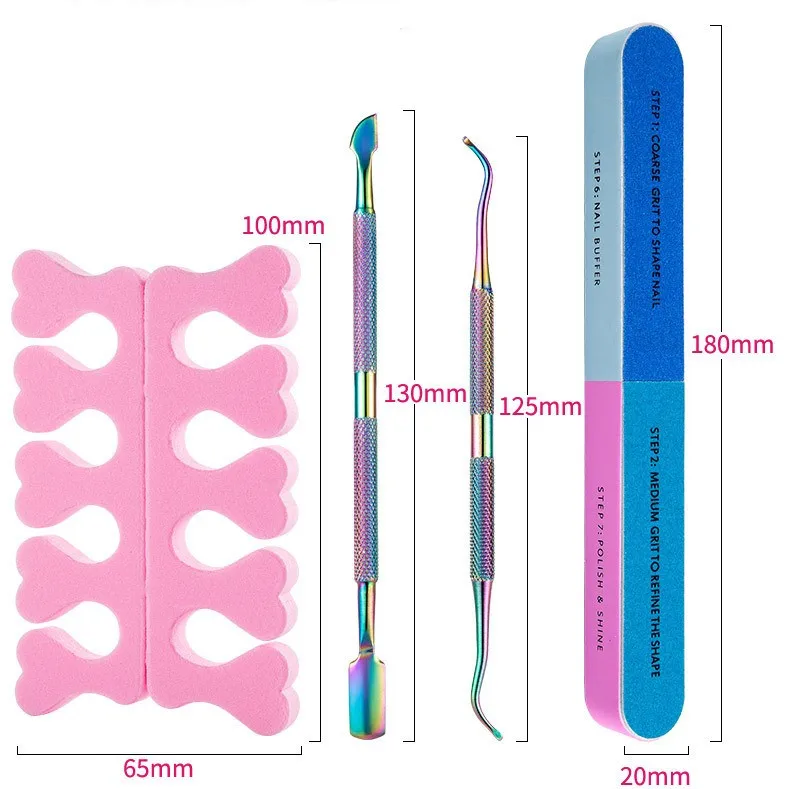 product best quality  pedicure tools  beauty set professional manicure tools 7 pcs manicure set-3