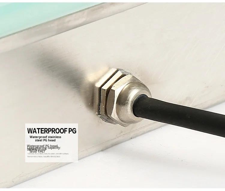 product diy rgb led light floor tiles 1 meter white warm rectangular linear strip lamp waterproof 24v led dance stage landscape ip67-11